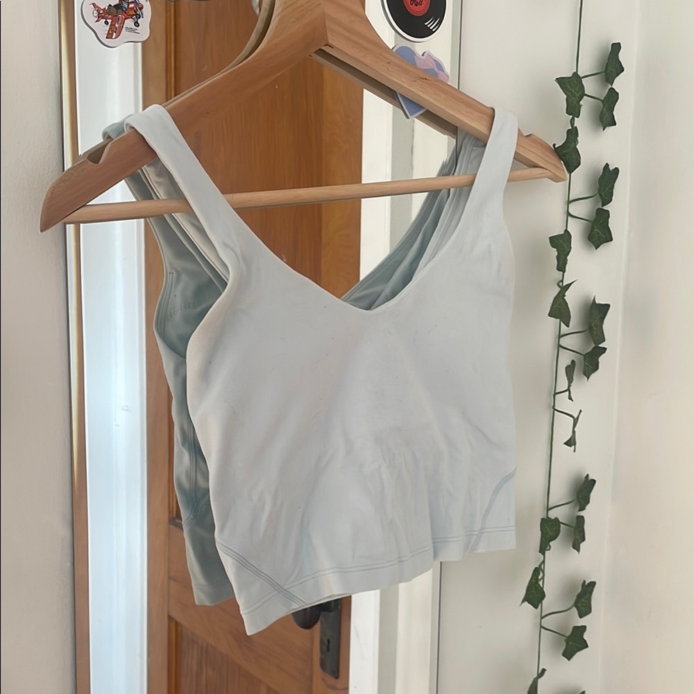 Womens light blue align tank Lululemon